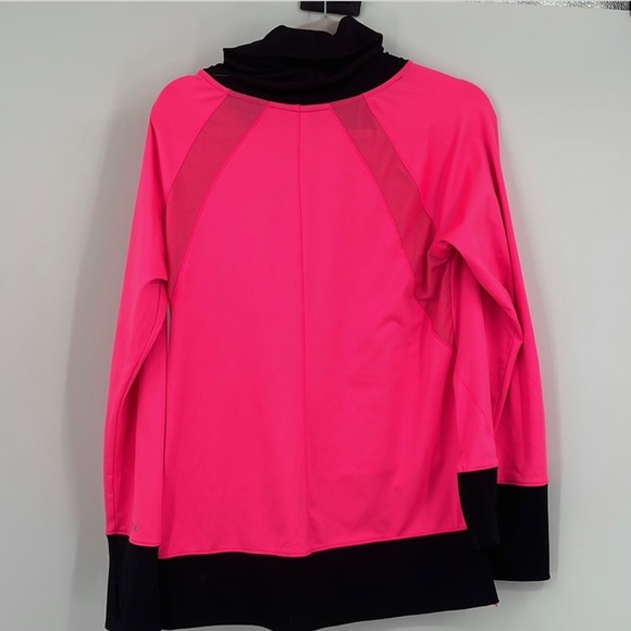 Victoria’s Secret Sport Hot Pink Turtleneck Running Sweatshirt New with Tags - Picture 2 of 4